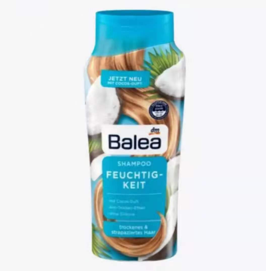 德国原装进口 芭乐雅Balea椰子温和滋润清爽去屑补水柔顺滋养洗发水300ml