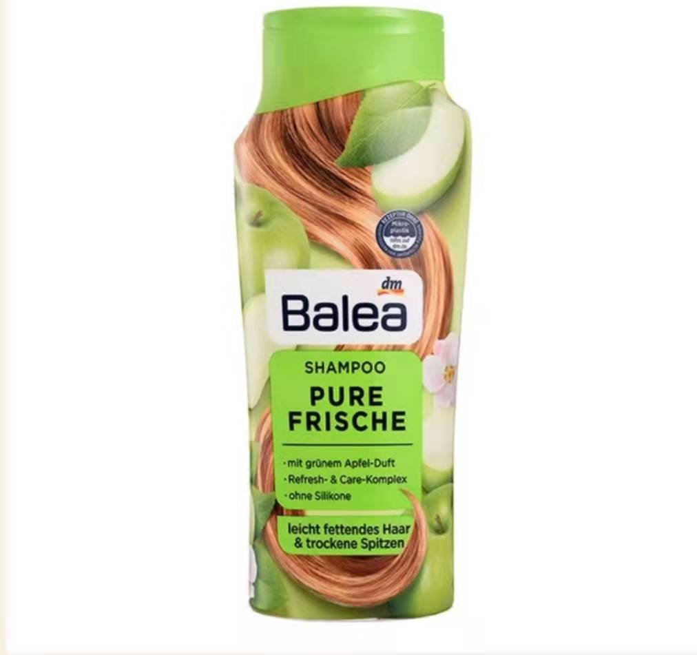 德国原装进口  芭乐雅（Balea）青苹果清爽去屑控油温和滋养洗发水300ml